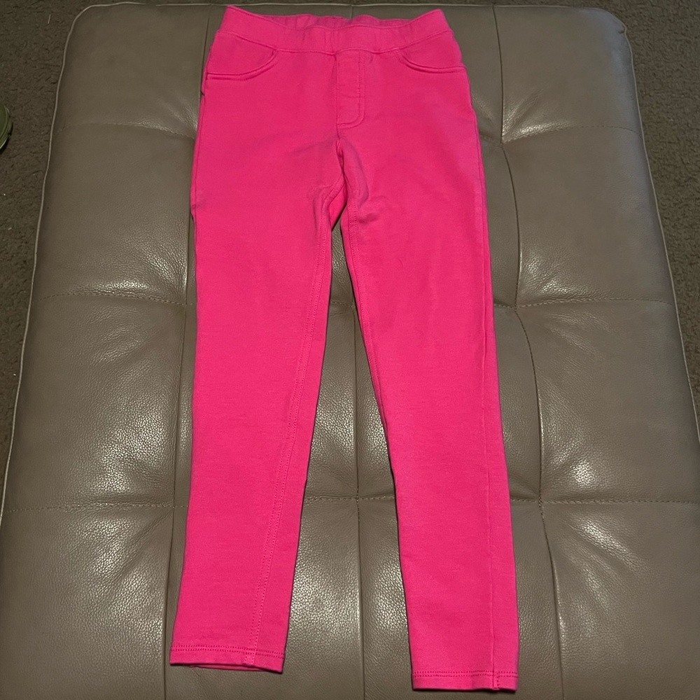Jumping Beans girls 6x hot pink jegging leggings
